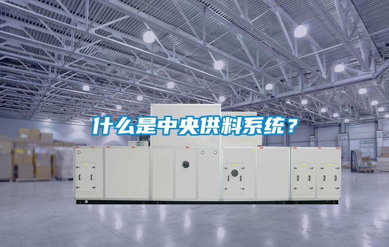 什么是中央供料系統？