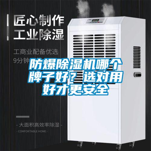 防爆除濕機(jī)哪個牌子好？選對用好才更安全