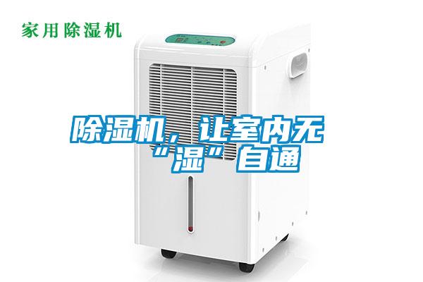 除濕機，讓室內無“濕”自通