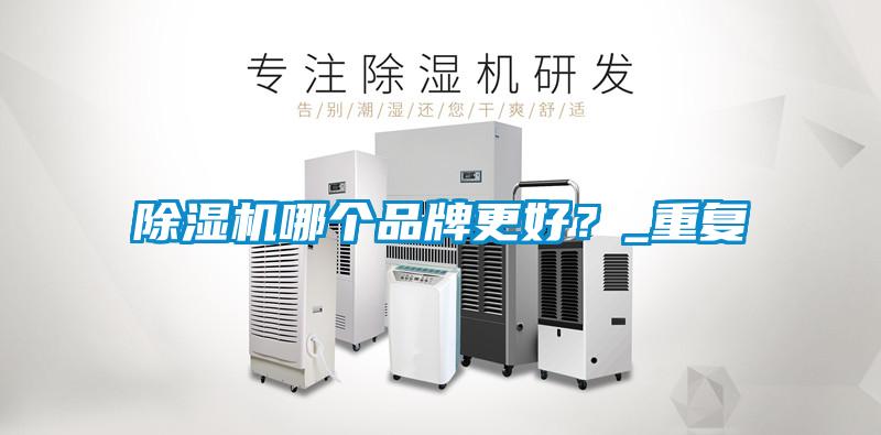 除濕機哪個品牌更好？_重復
