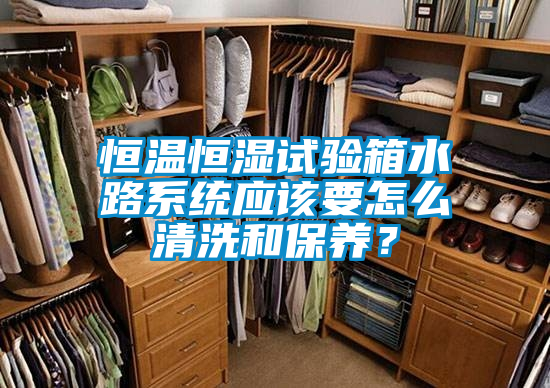 恒溫恒濕試驗箱水路系統(tǒng)應該要怎么清洗和保養(yǎng)？
