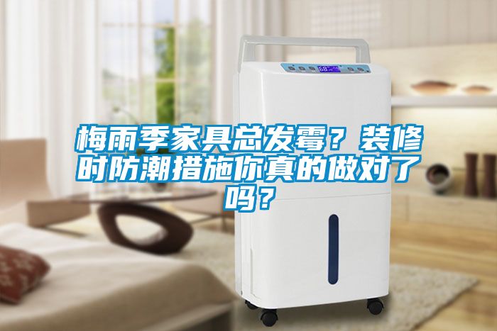 梅雨季家具總發霉？裝修時防潮措施你真的做對了嗎？